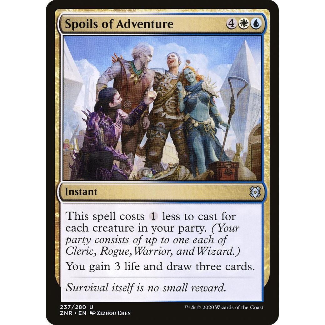 Image for Spoils of Adventure (237) (ZNR) - Magic: The Gathering
