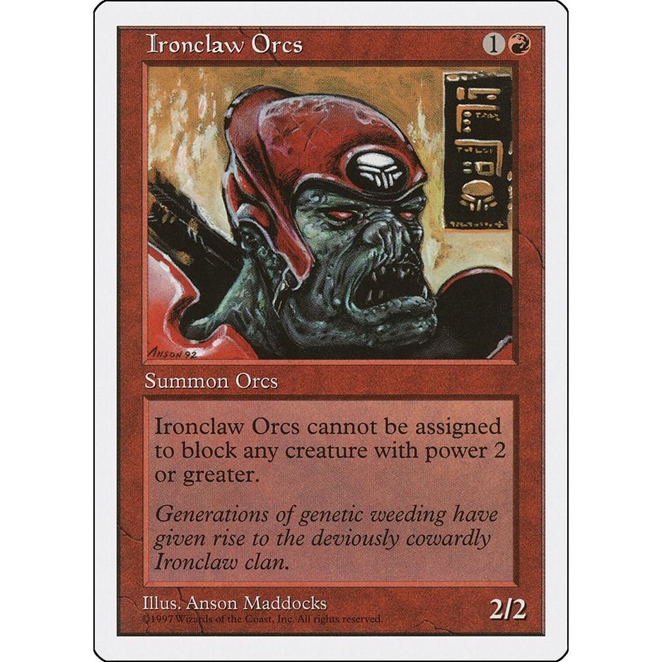 Image for Ironclaw Orcs (5ED) - Magic: The Gathering