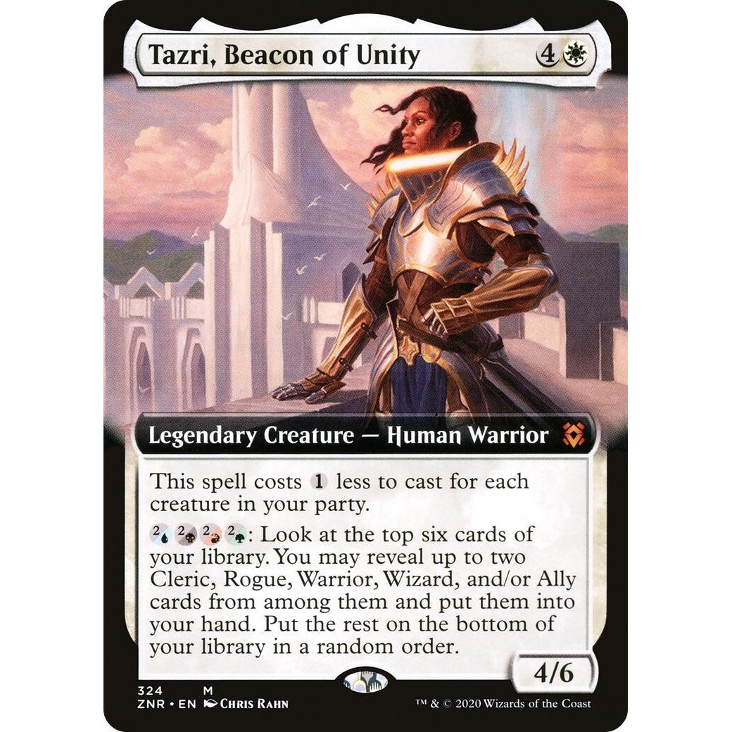 Image for Tazri, Beacon of Unity (Extended Art) (324) (ZNR) - Magic: The Gathering