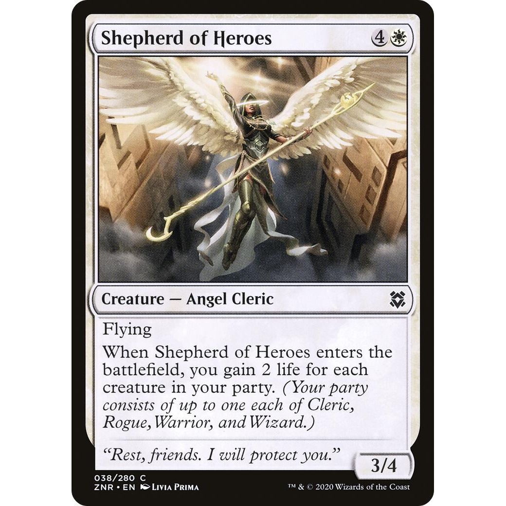 Image for Shepherd of Heroes (38) (ZNR) - Magic: The Gathering