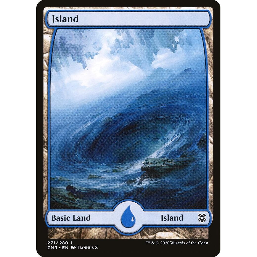 Image for Island (271) - Full Art (271) (ZNR) - Magic: The Gathering