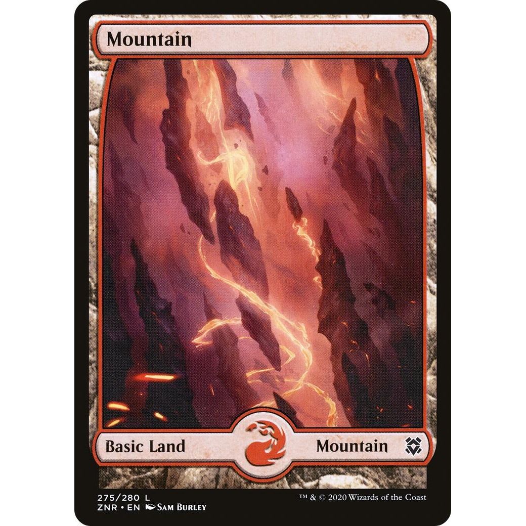 Image for Mountain (275) - Full Art (275) (ZNR) - Magic: The Gathering