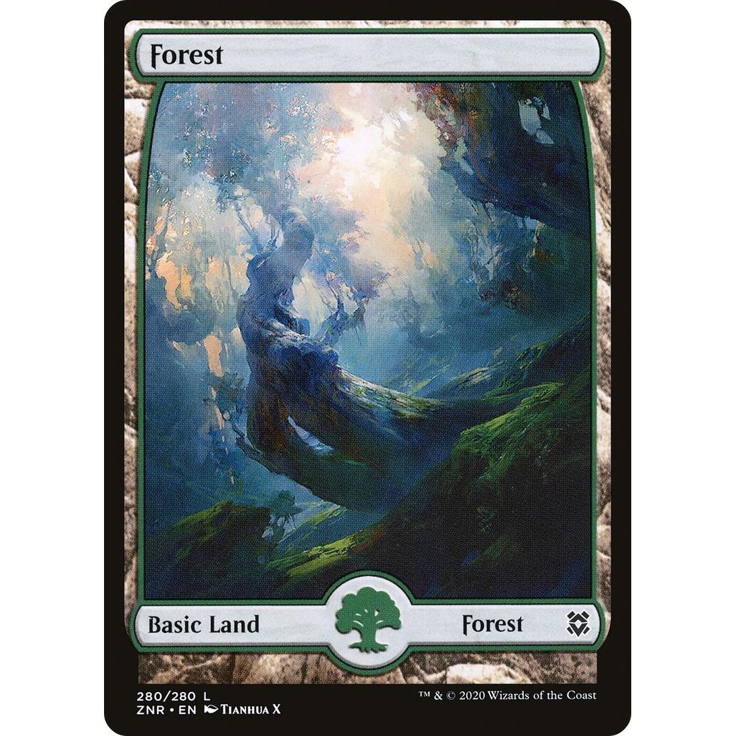Image for Forest (280) - Full Art (280) (ZNR) - Magic: The Gathering