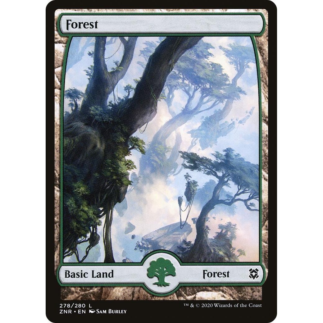 Image for Forest (278) - Full Art (278) (ZNR) - Magic: The Gathering