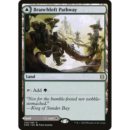Image for Branchloft Pathway (258) (ZNR) - Magic: The Gathering