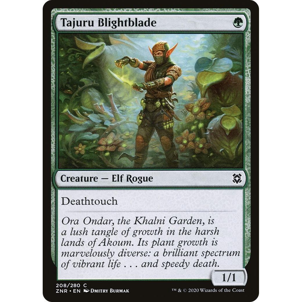 Image for Tajuru Blightblade (208) (ZNR) - Magic: The Gathering