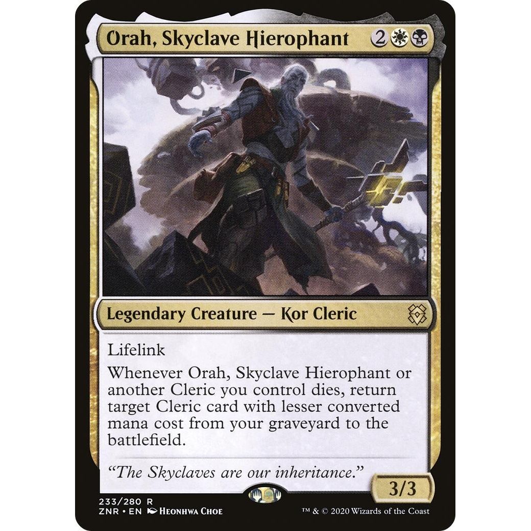 Image for Orah, Skyclave Hierophant (233) (ZNR) - Magic: The Gathering