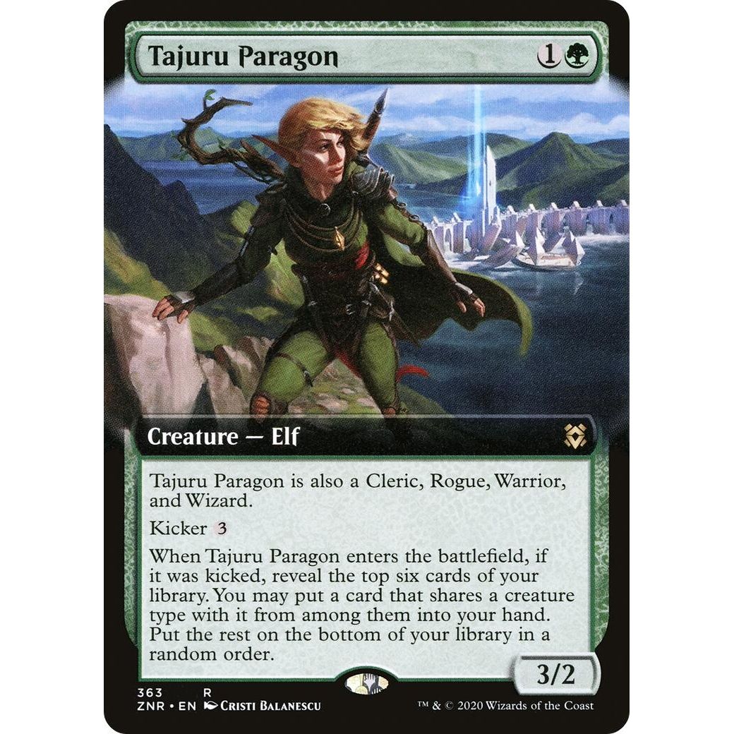 Image for Tajuru Paragon (Extended Art) (363) (ZNR) - Magic: The Gathering