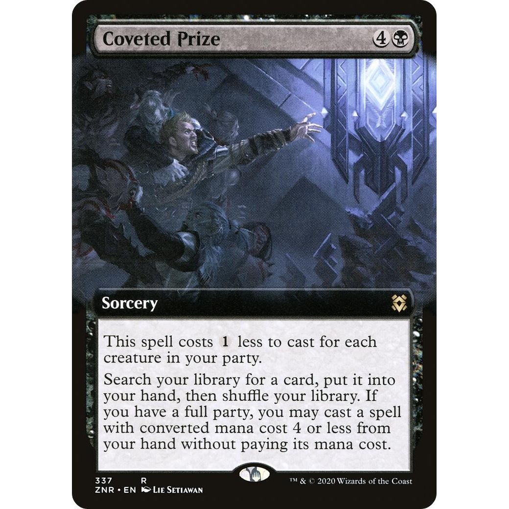 Image for Coveted Prize (Extended Art) (337) (ZNR) - Magic: The Gathering