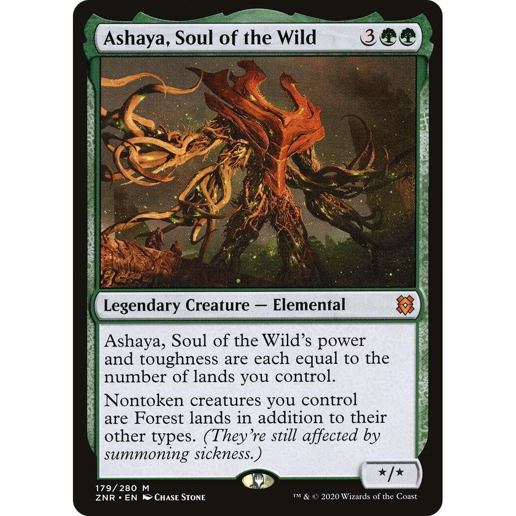 Image for Ashaya, Soul of the Wild (179) (ZNR) - Magic: The Gathering