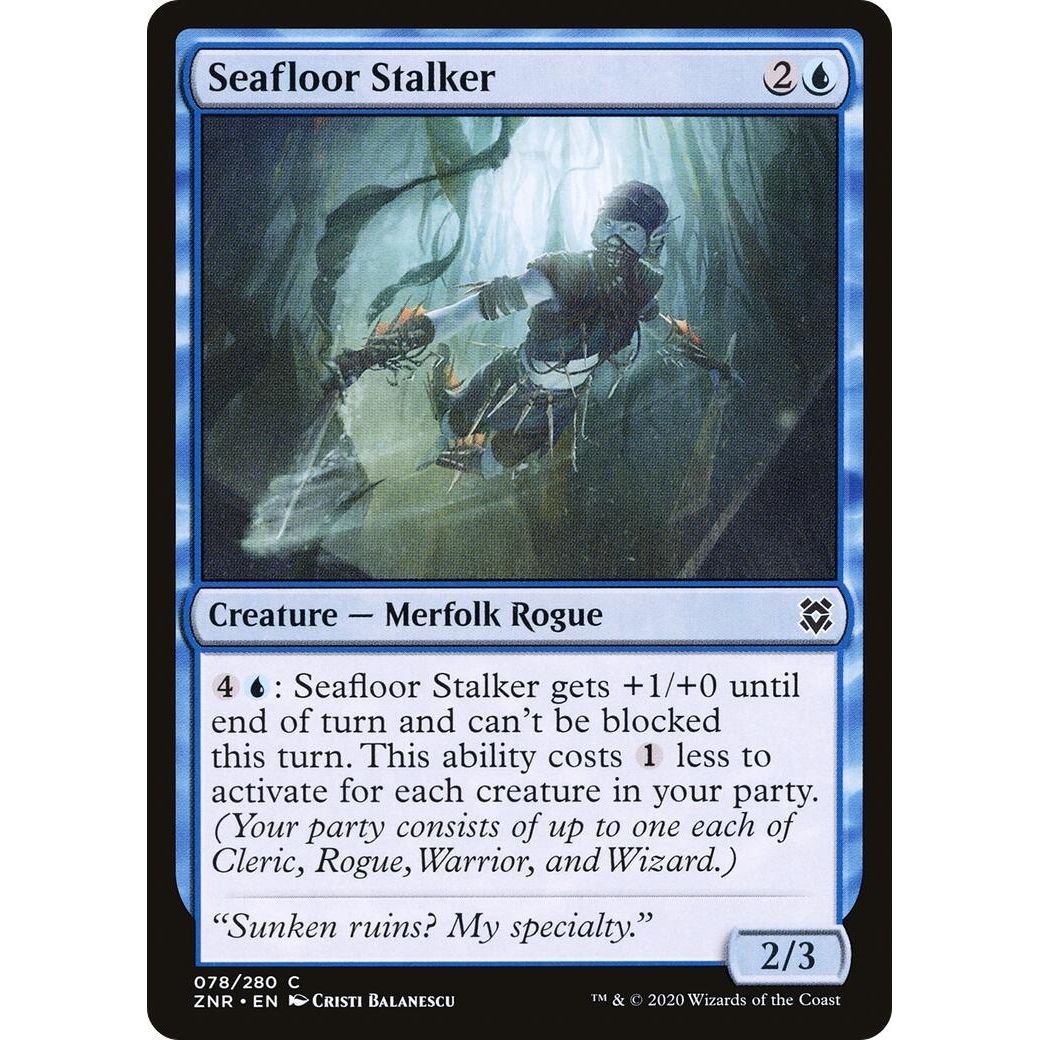 Image for Seafloor Stalker (78) (ZNR) - Magic: The Gathering