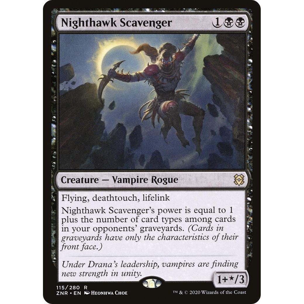 Image for Nighthawk Scavenger (115) (ZNR) - Magic: The Gathering