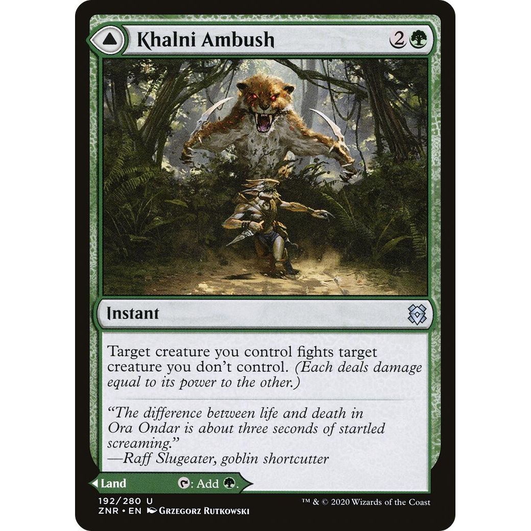 Image for Khalni Ambush (192) (ZNR) - Magic: The Gathering