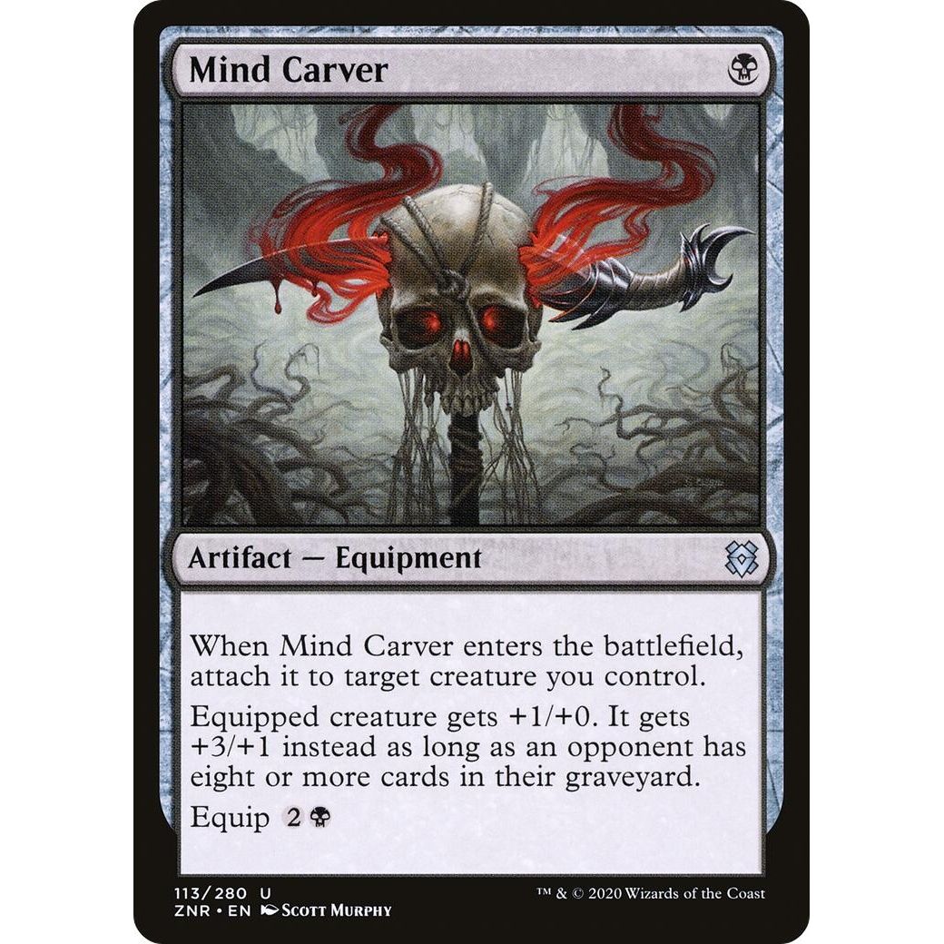 Image for Mind Carver (113) (ZNR) - Magic: The Gathering