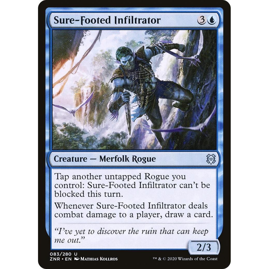 Image for Sure-Footed Infiltrator (83) (ZNR) - Magic: The Gathering