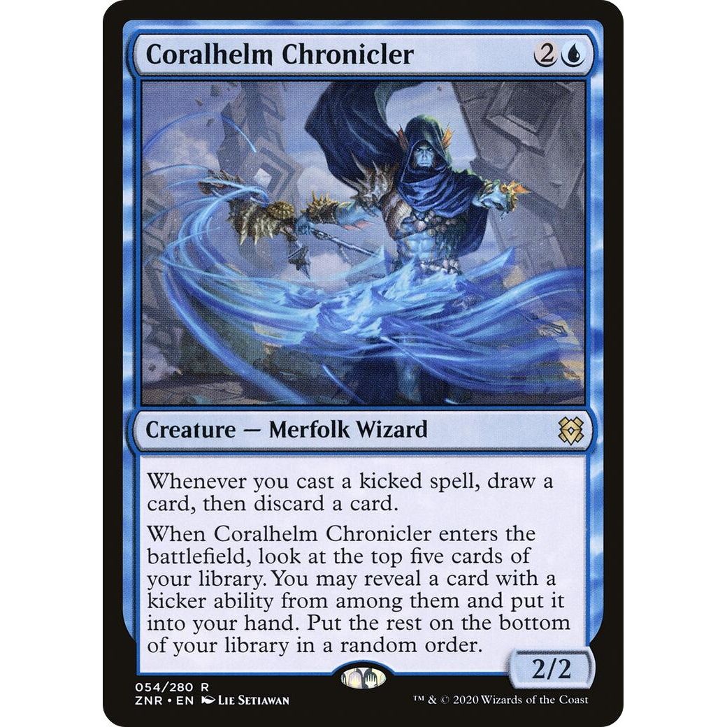 Image for Coralhelm Chronicler (54) (ZNR) - Magic: The Gathering