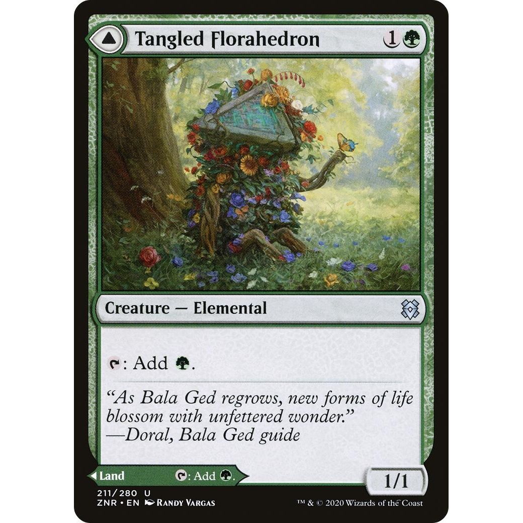 Image for Tangled Florahedron (211) (ZNR) - Magic: The Gathering