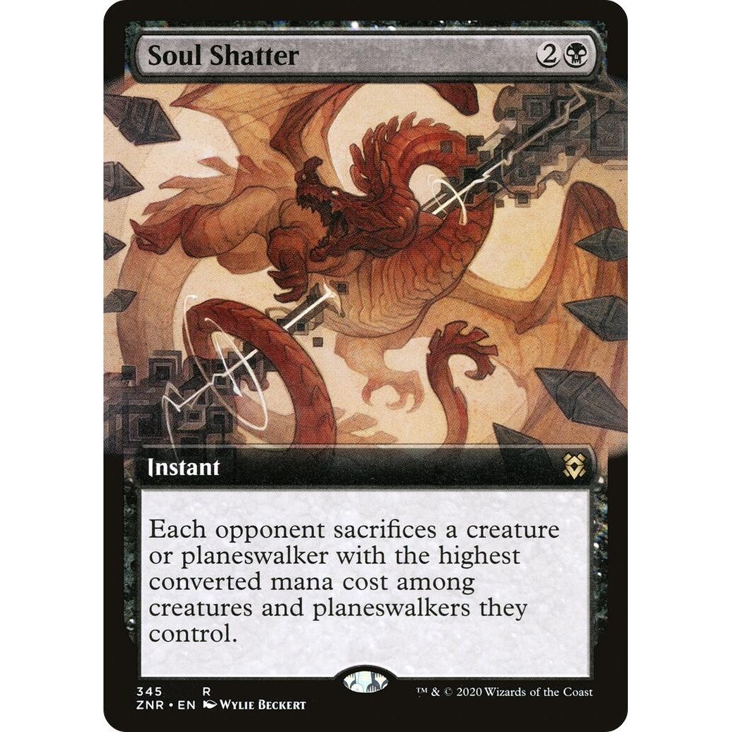 Image for Soul Shatter (Extended Art) (345) (ZNR) - Magic: The Gathering