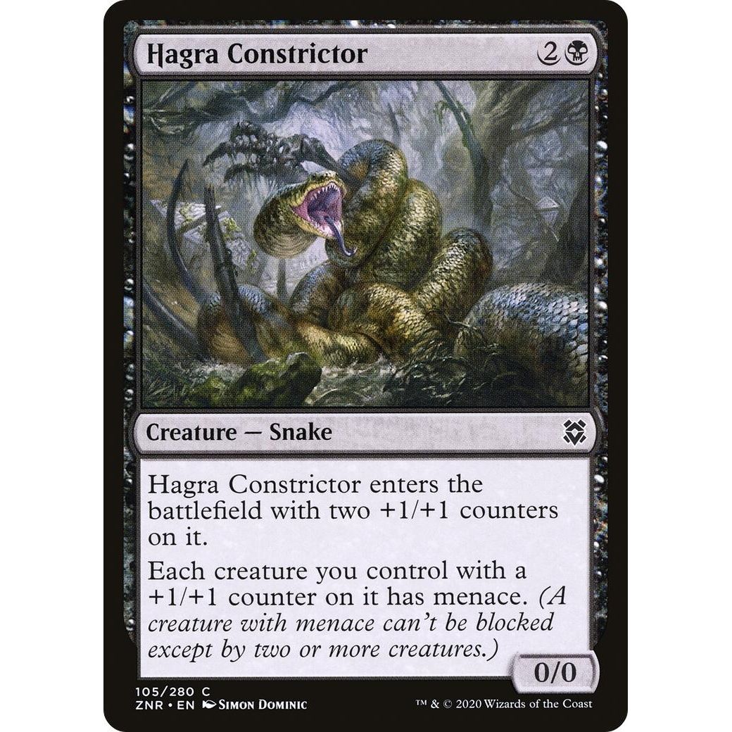 Image for Hagra Constrictor (105) (ZNR) - Magic: The Gathering