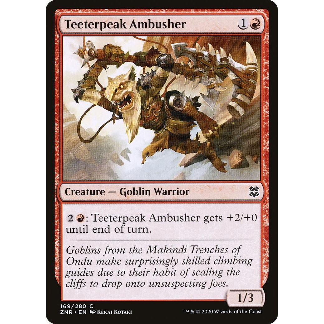 Image for Teeterpeak Ambusher (169) (ZNR) - Magic: The Gathering