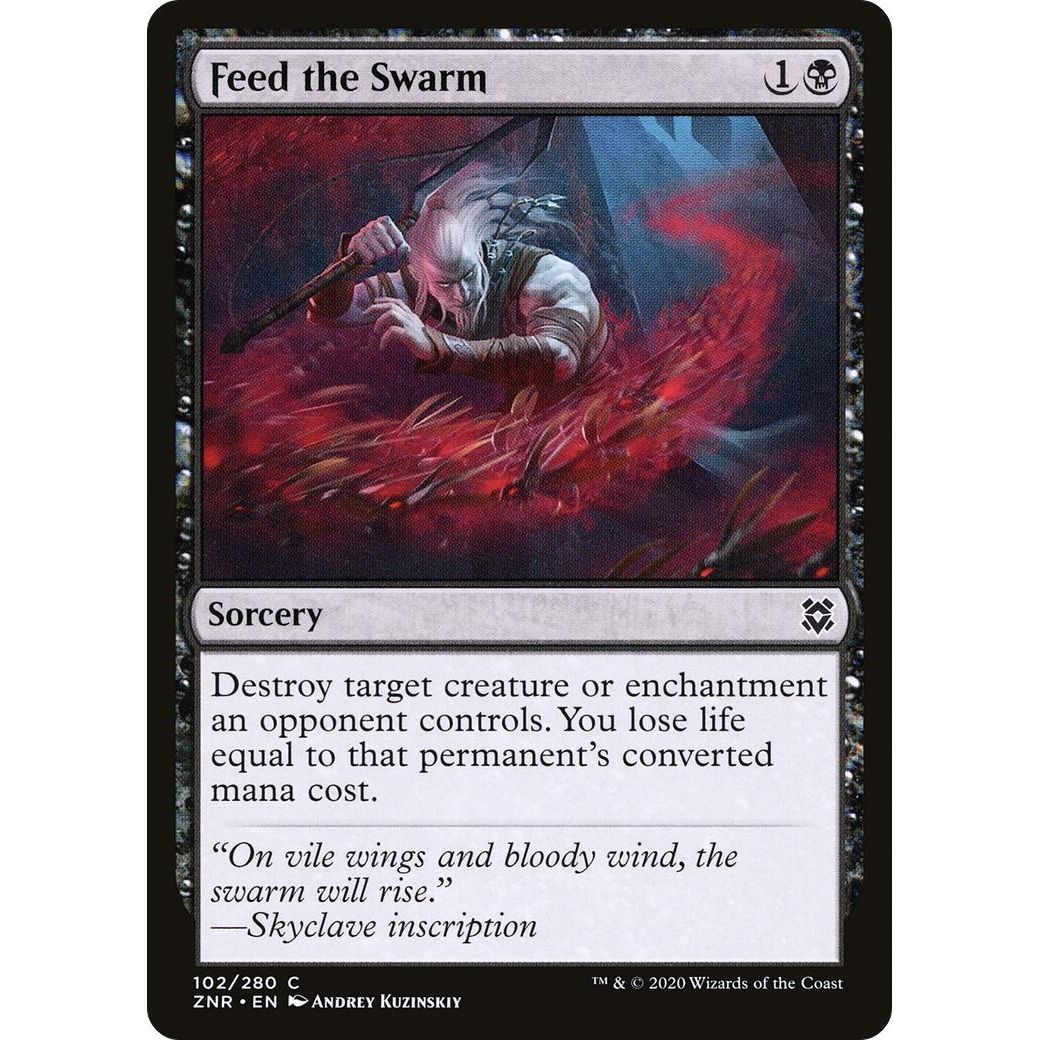 Image for Feed the Swarm (102) (ZNR) - Magic: The Gathering