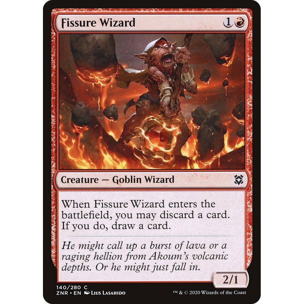 Image for Fissure Wizard (140) (ZNR) - Magic: The Gathering