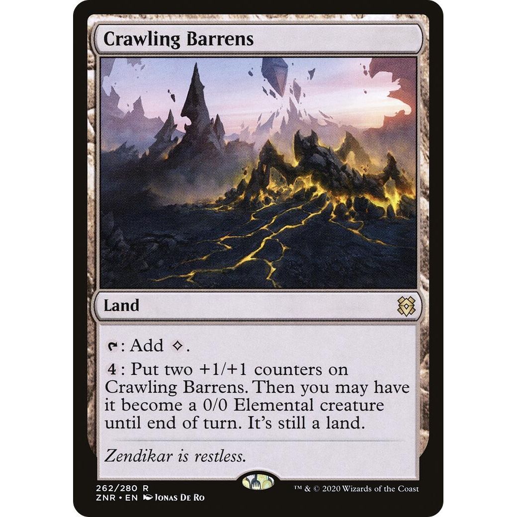 Image for Crawling Barrens (262) (ZNR) - Magic: The Gathering