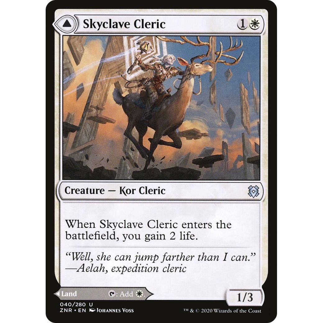 Image for Skyclave Cleric (40) (ZNR) - Magic: The Gathering
