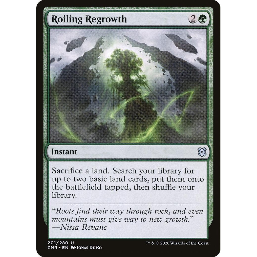 Image for Roiling Regrowth (201) (ZNR) - Magic: The Gathering