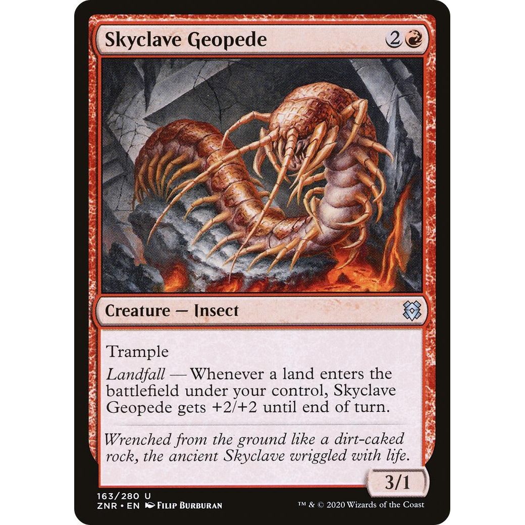 Image for Skyclave Geopede (163) (ZNR) - Magic: The Gathering