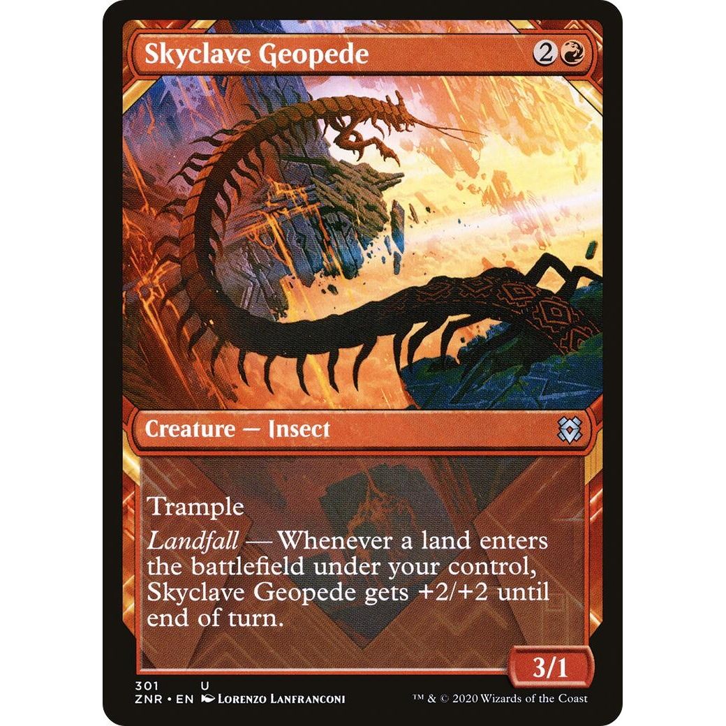 Image for Skyclave Geopede (Showcase) (301) (ZNR) - Magic: The Gathering