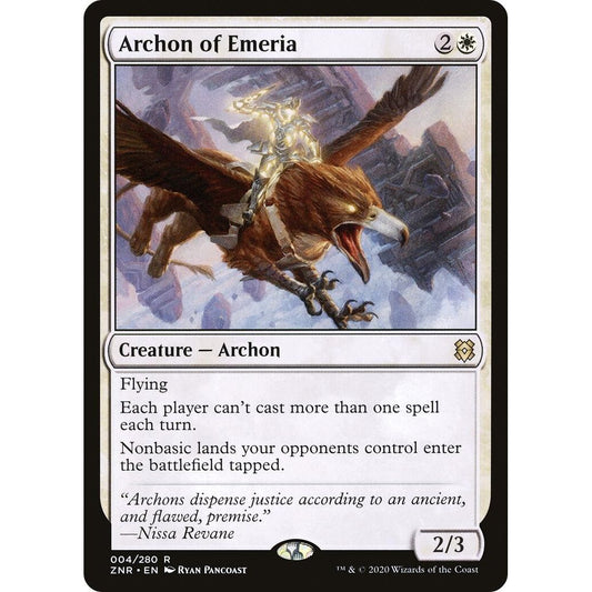 Image for Archon of Emeria (4) (ZNR) - Magic: The Gathering