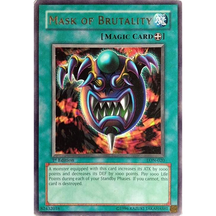 Image for Mask of Brutality (LON-020) (LON) - YuGiOh