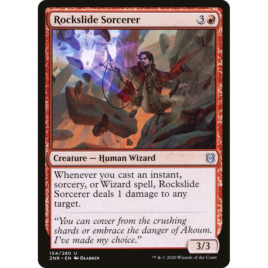 Image for Rockslide Sorcerer (154) (ZNR) - Magic: The Gathering