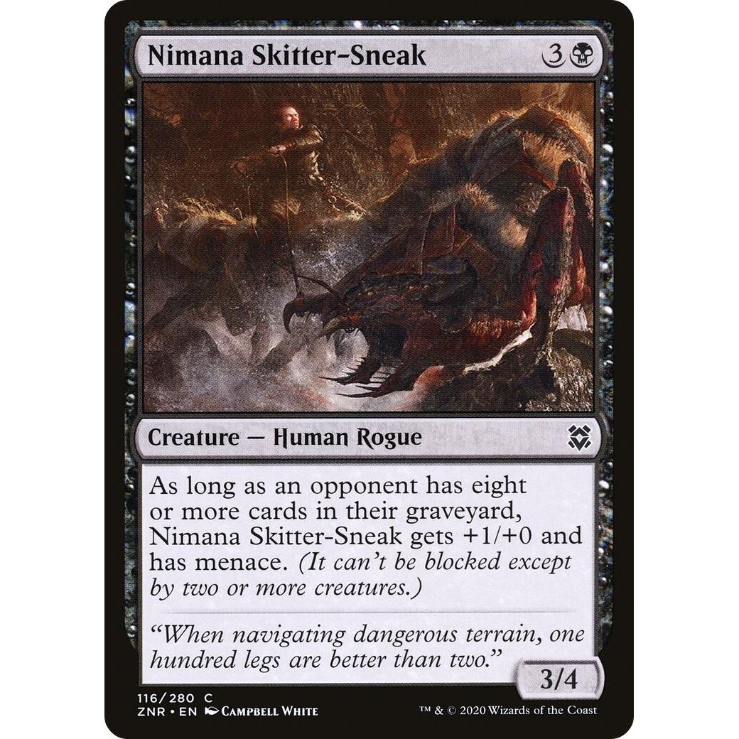 Image for Nimana Skitter-Sneak (116) (ZNR) - Magic: The Gathering