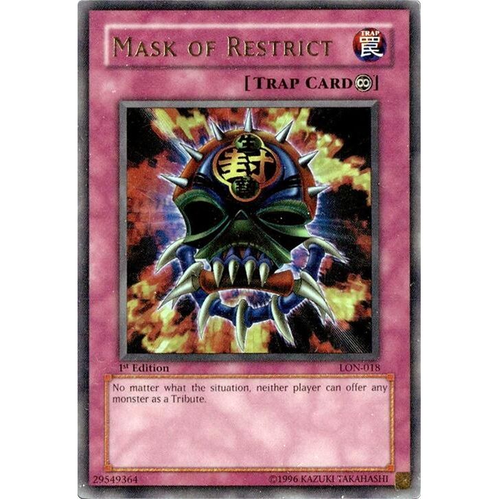 Image for Mask of Restrict (LON-018) (LON) - YuGiOh