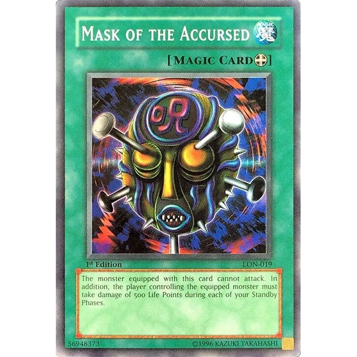 Image for Mask of the Accursed (LON-019) (LON) - YuGiOh