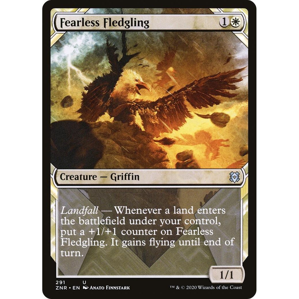 Image for Fearless Fledgling (Showcase) (291) (ZNR) - Magic: The Gathering