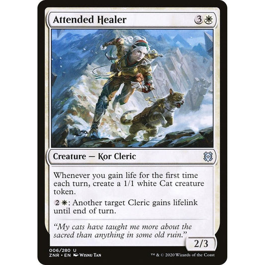 Image for Attended Healer (6) (ZNR) - Magic: The Gathering