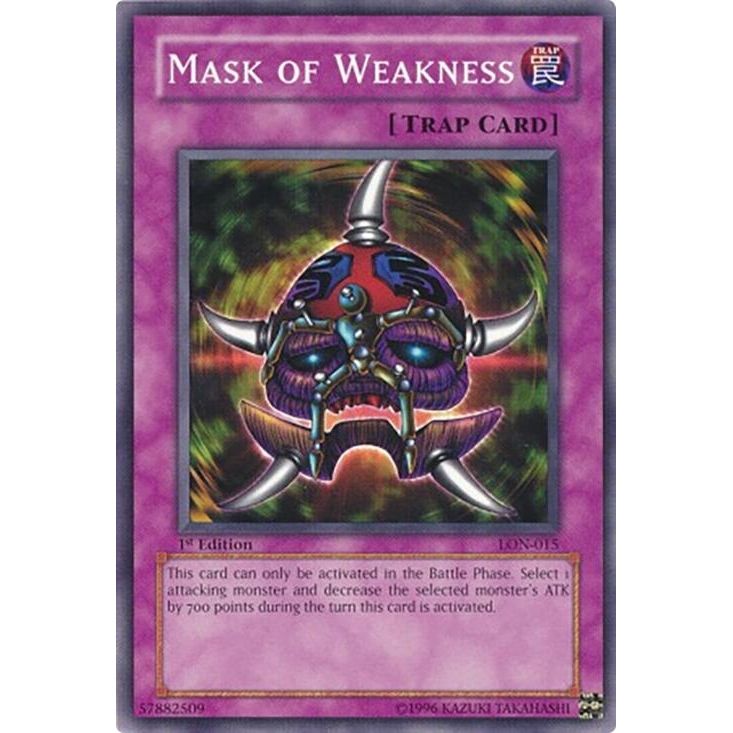 Image for Mask of Weakness (LON-015) (LON) - YuGiOh