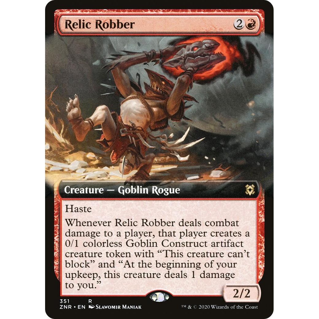 Image for Relic Robber (Extended Art) (351) (ZNR) - Magic: The Gathering