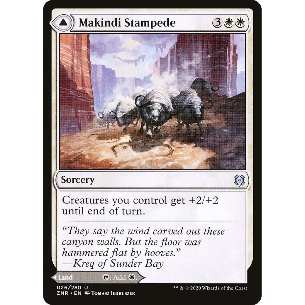 Image for Makindi Stampede (26) (ZNR) - Magic: The Gathering
