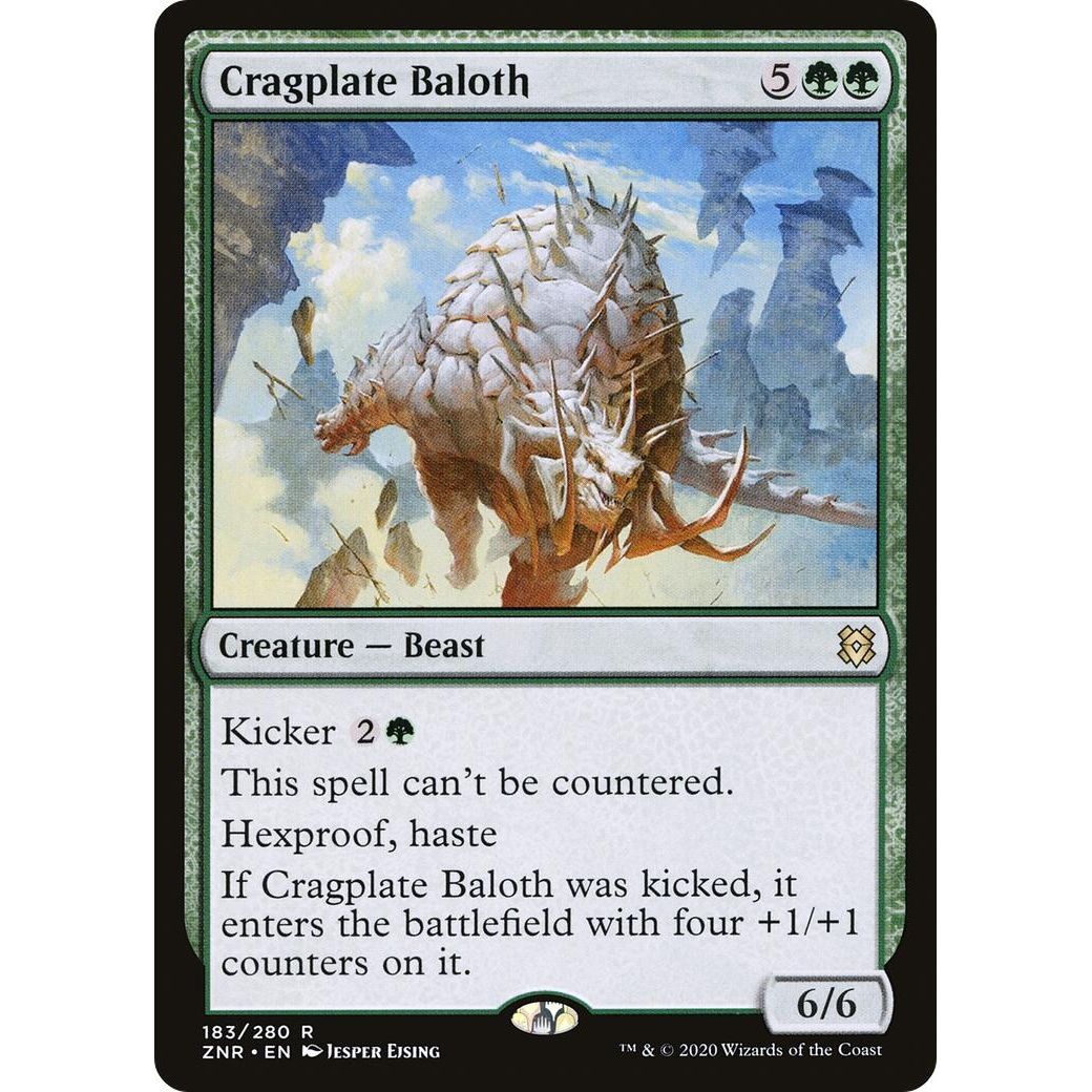 Image for Cragplate Baloth (183) (ZNR) - Magic: The Gathering