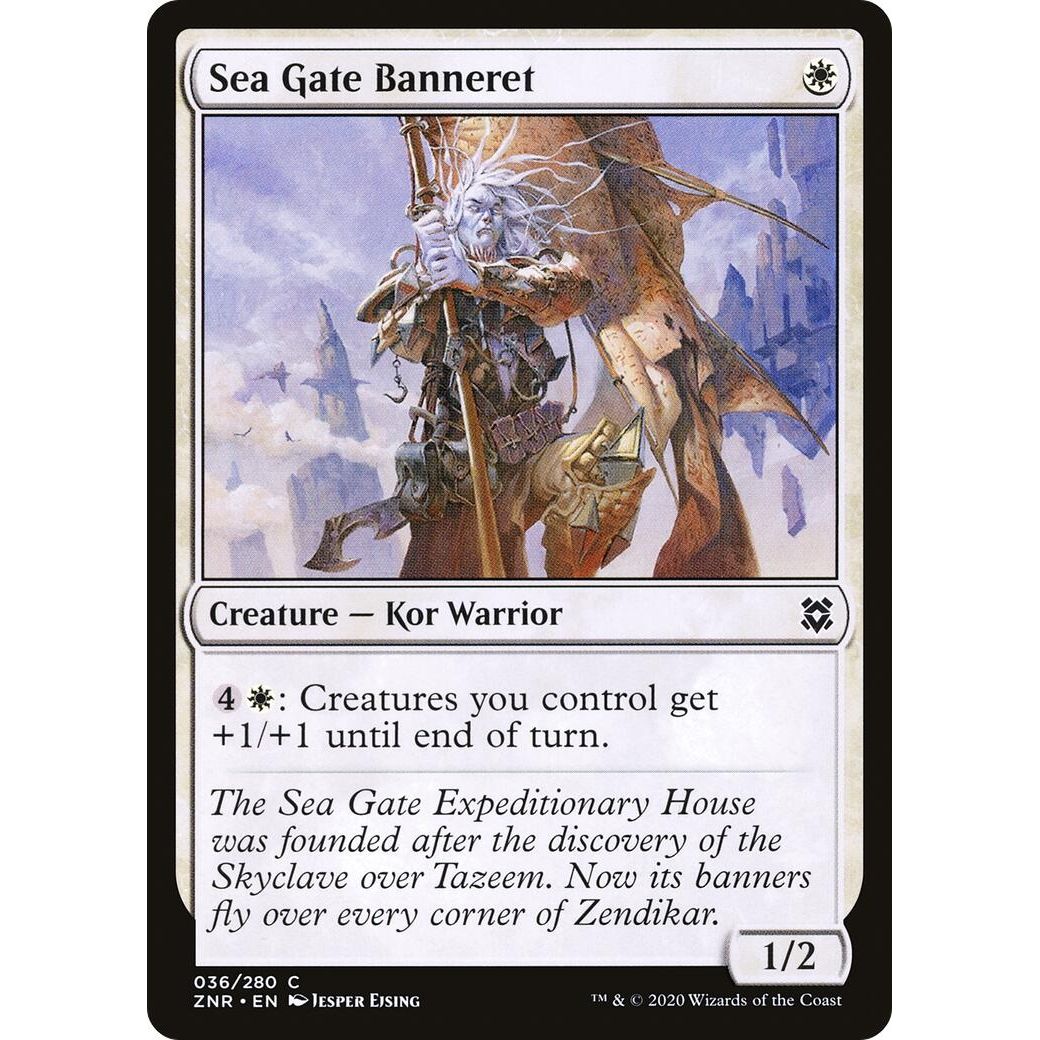 Image for Sea Gate Banneret (36) (ZNR) - Magic: The Gathering