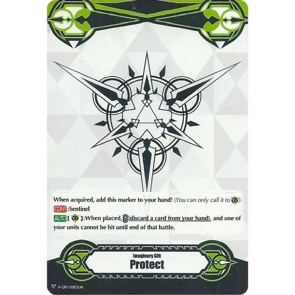 Image for Imaginary Gift [Protect] // [Protect II] Double-sided Gift Marker (V-GM/0003EN // V-GM2/0003EN) (V-GM) - Cardfight Vanguard
