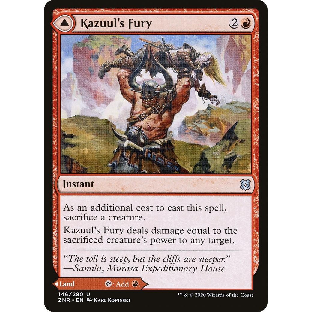 Image for Kazuul's Fury (146) (ZNR) - Magic: The Gathering