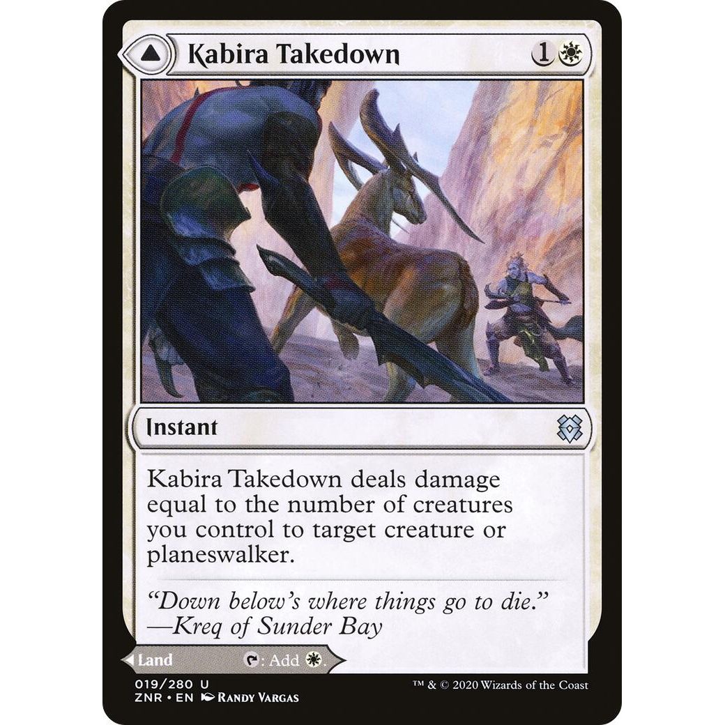 Image for Kabira Takedown (19) (ZNR) - Magic: The Gathering