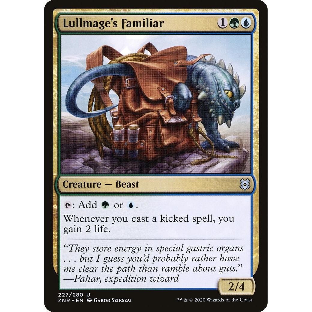 Image for Lullmage's Familiar (227) (ZNR) - Magic: The Gathering