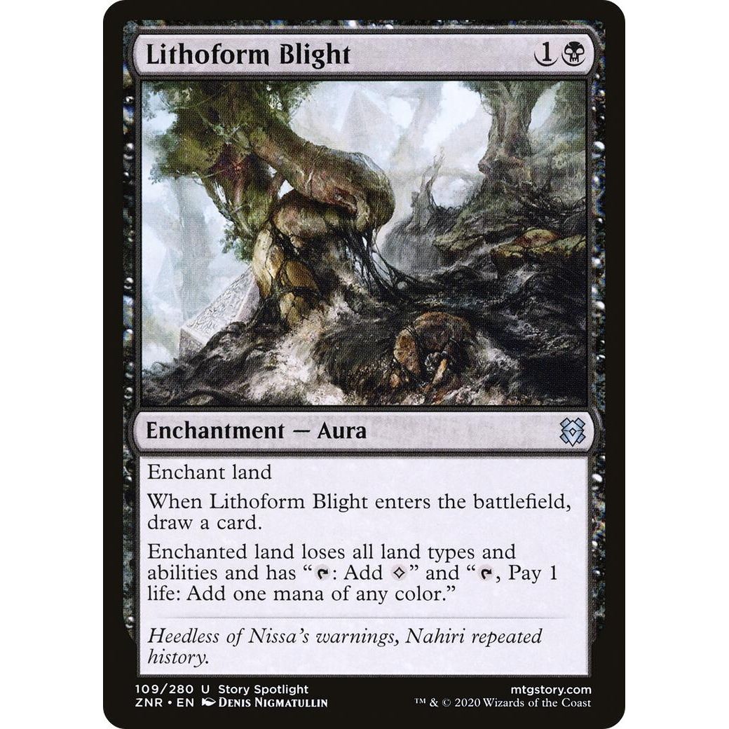 Image for Lithoform Blight (109) (ZNR) - Magic: The Gathering
