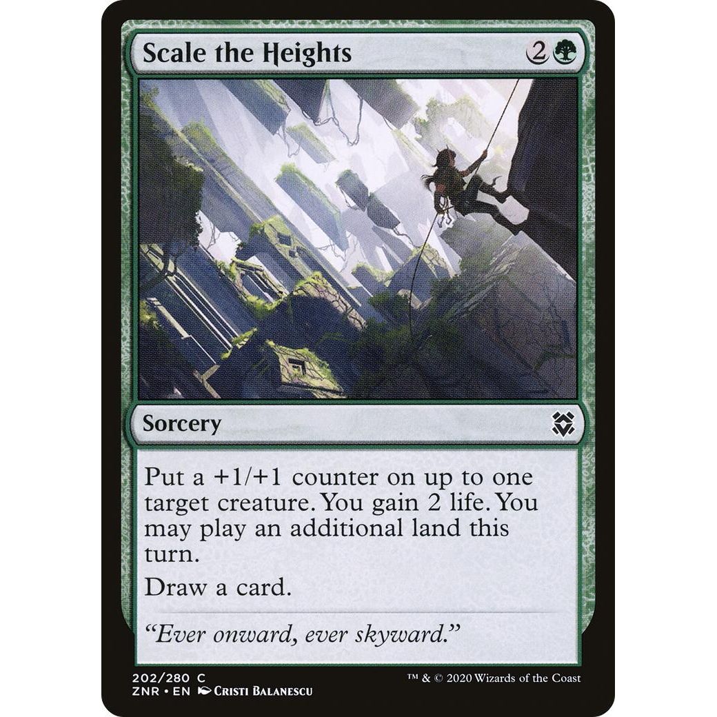 Image for Scale the Heights (202) (ZNR) - Magic: The Gathering
